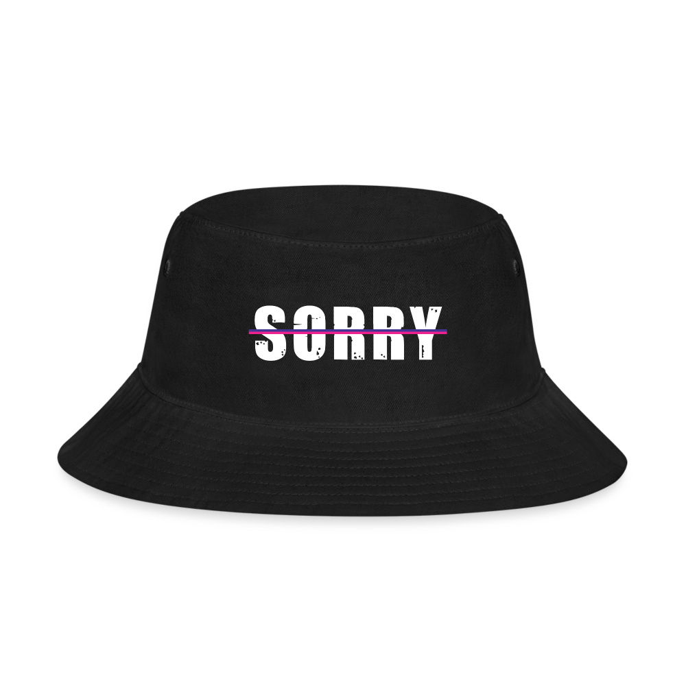 Adults BOLD Bucket Hat - black