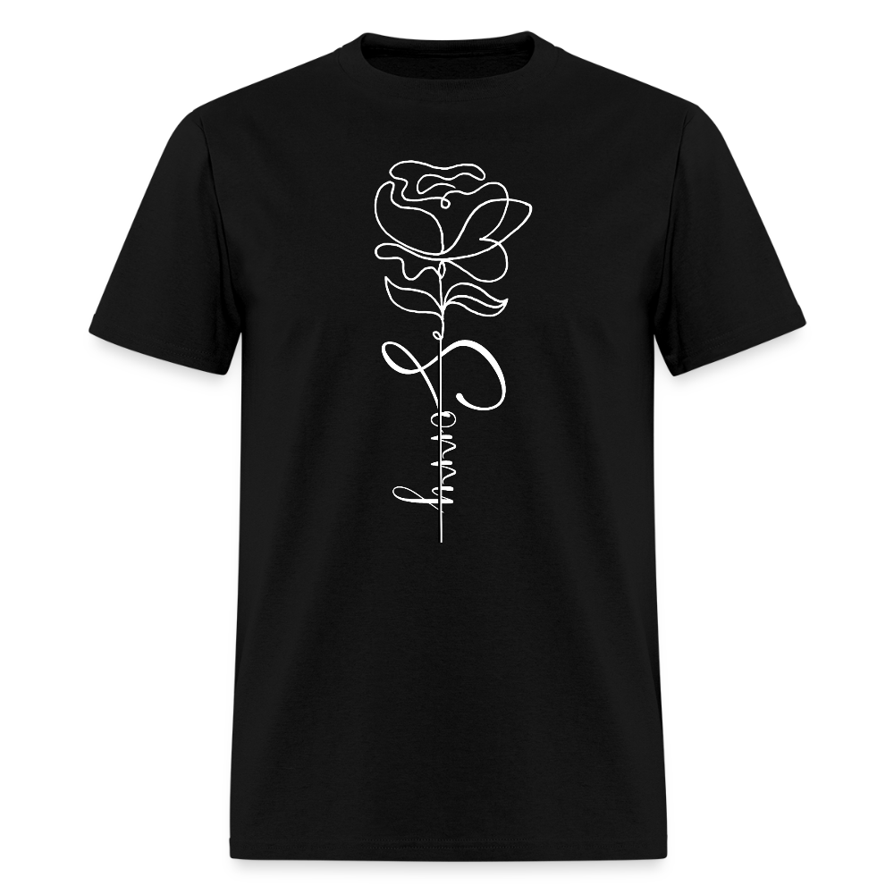 Unisex Professional Full Bloom Crew Tee - black