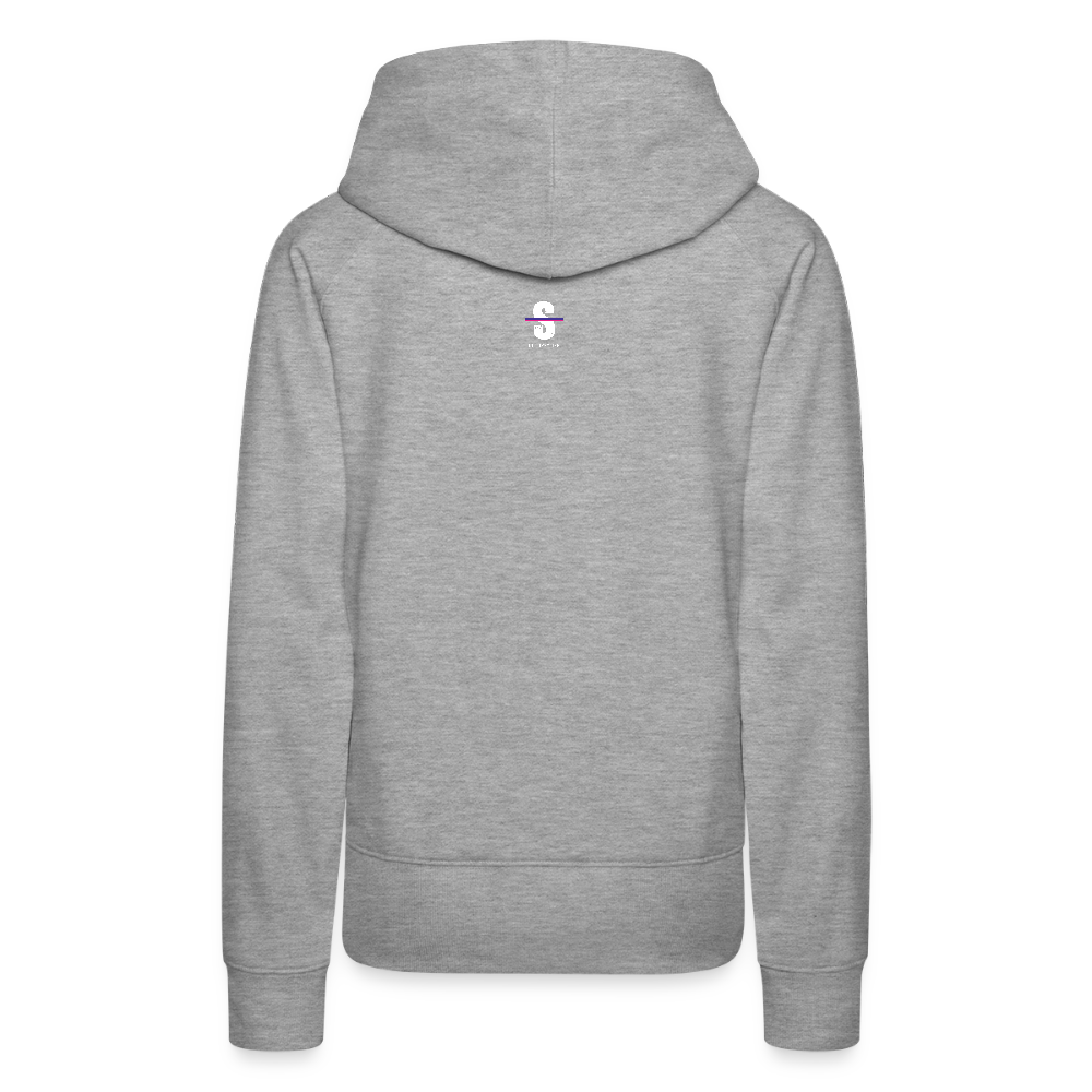 Women's BOLD Draw String Hoodie - heather grey