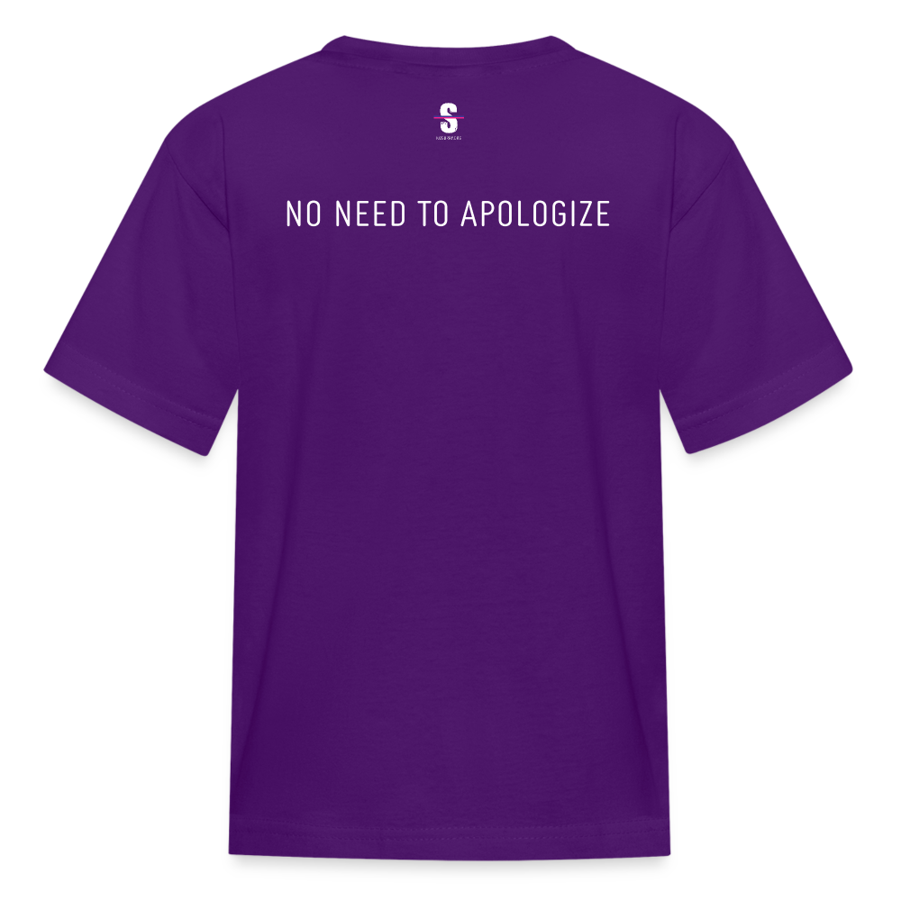 Kids demure Crew Tee - purple