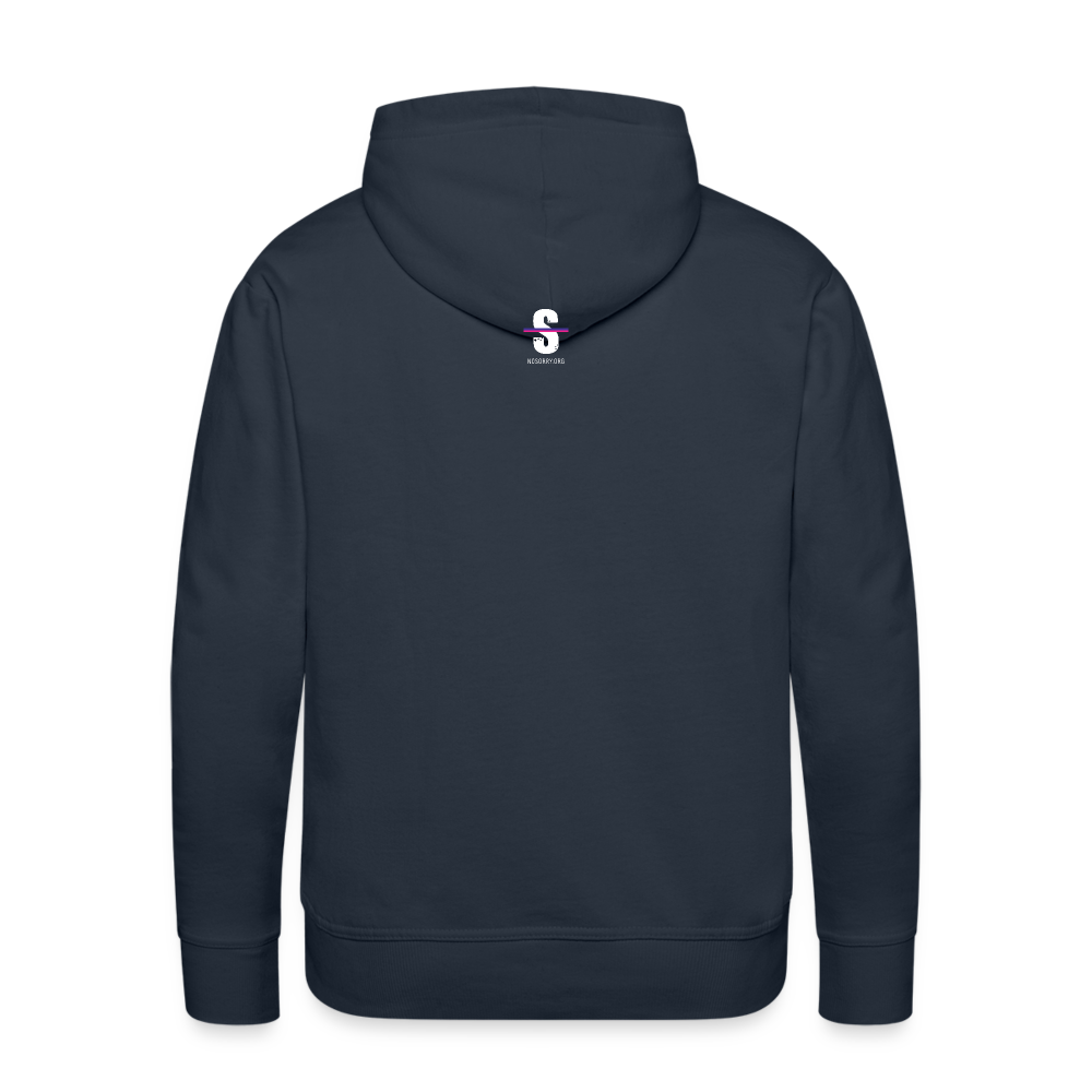 Men's BOLD Draw String Hoodie - navy