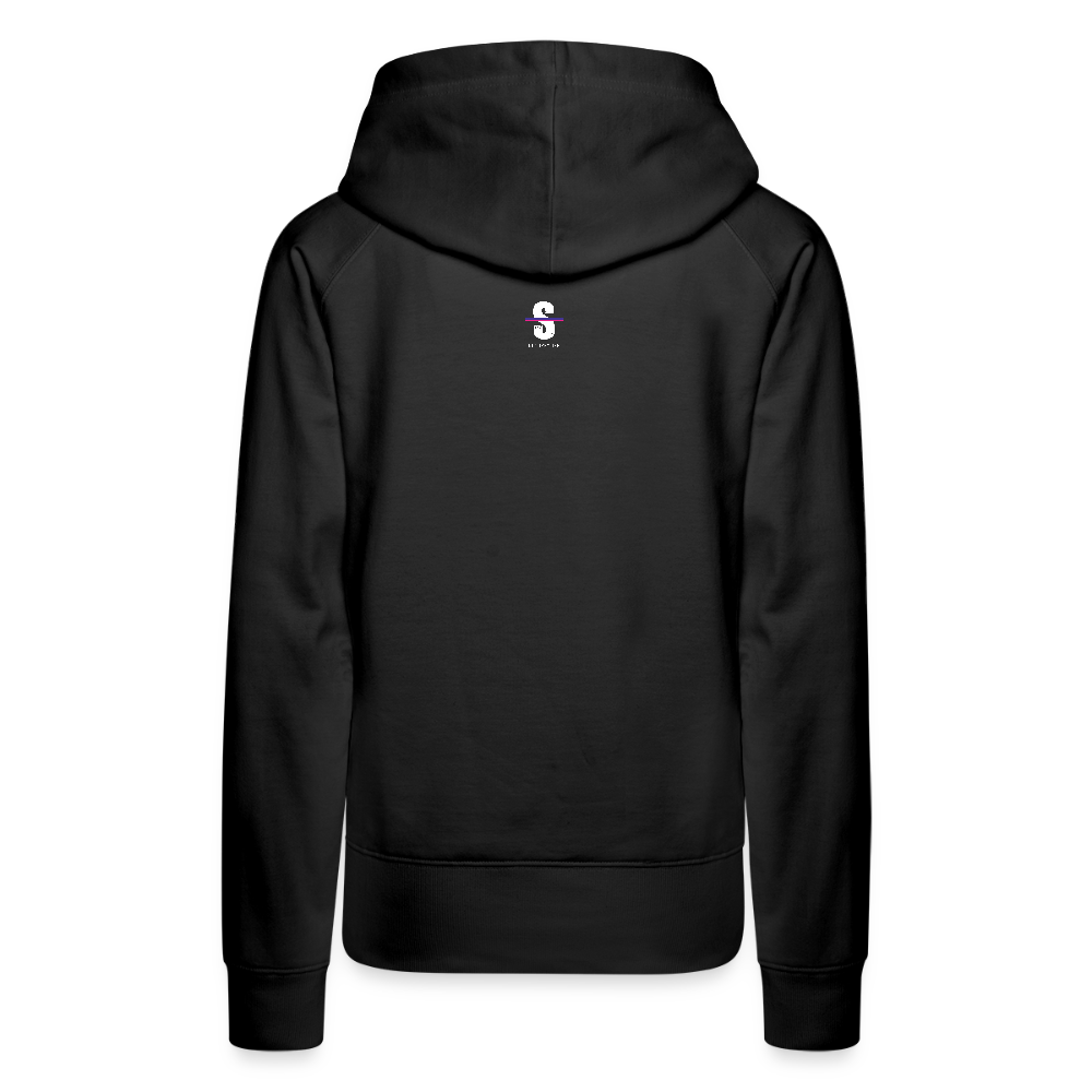 Women's BOLD Draw String Hoodie - black