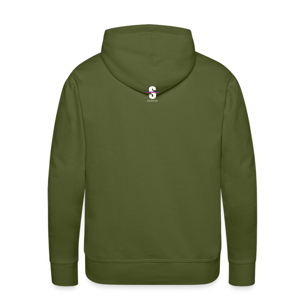 Men's BOLD Draw String Hoodie - olive green