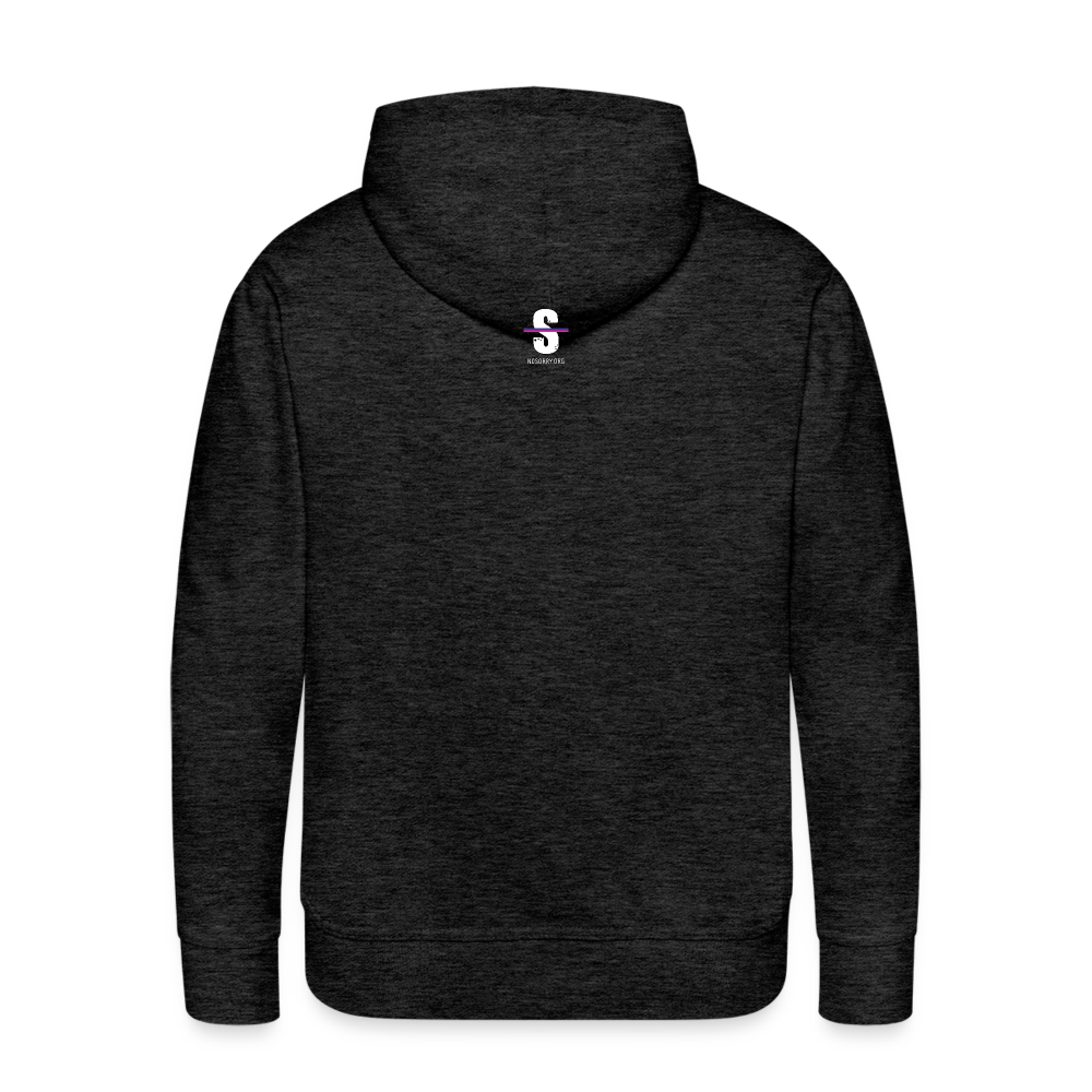 Men's BOLD Draw String Hoodie - charcoal grey