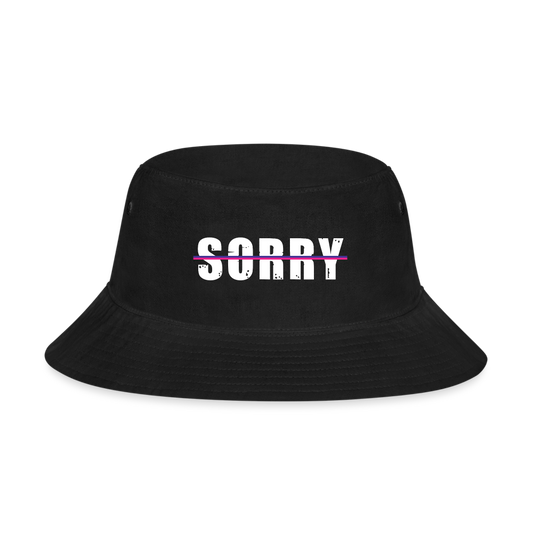 Adults BOLD Bucket Hat - black