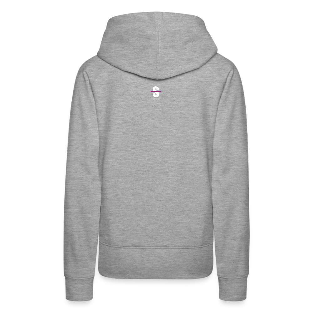Women's BOLD Draw String Hoodie - heather grey