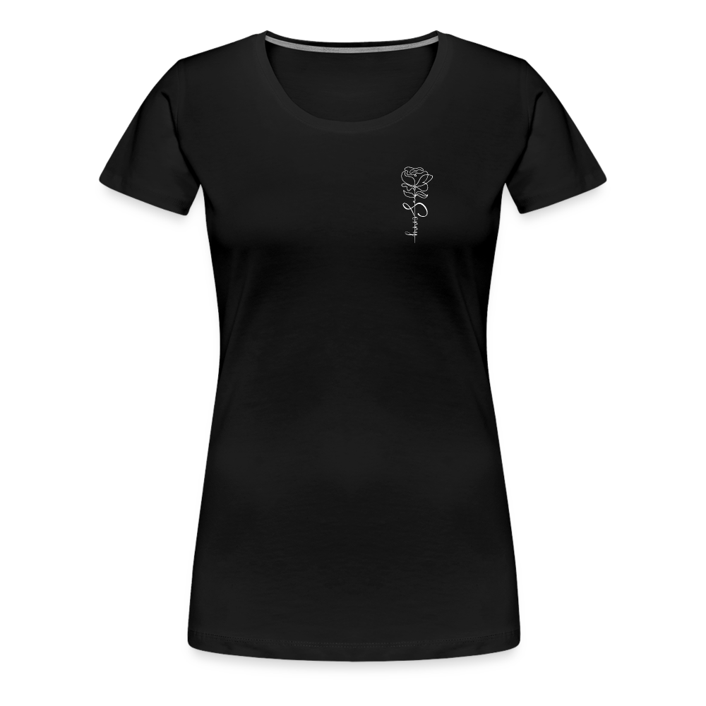 Women's demure Professional Scoop Tee - black