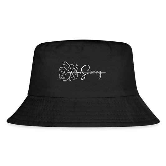 Kids demure Bucket Hat - black