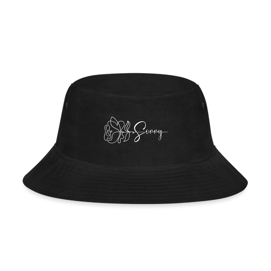 Adults demure Bucket Hat - black