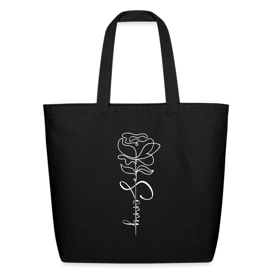 Professional Carry All Cotton Tote - black