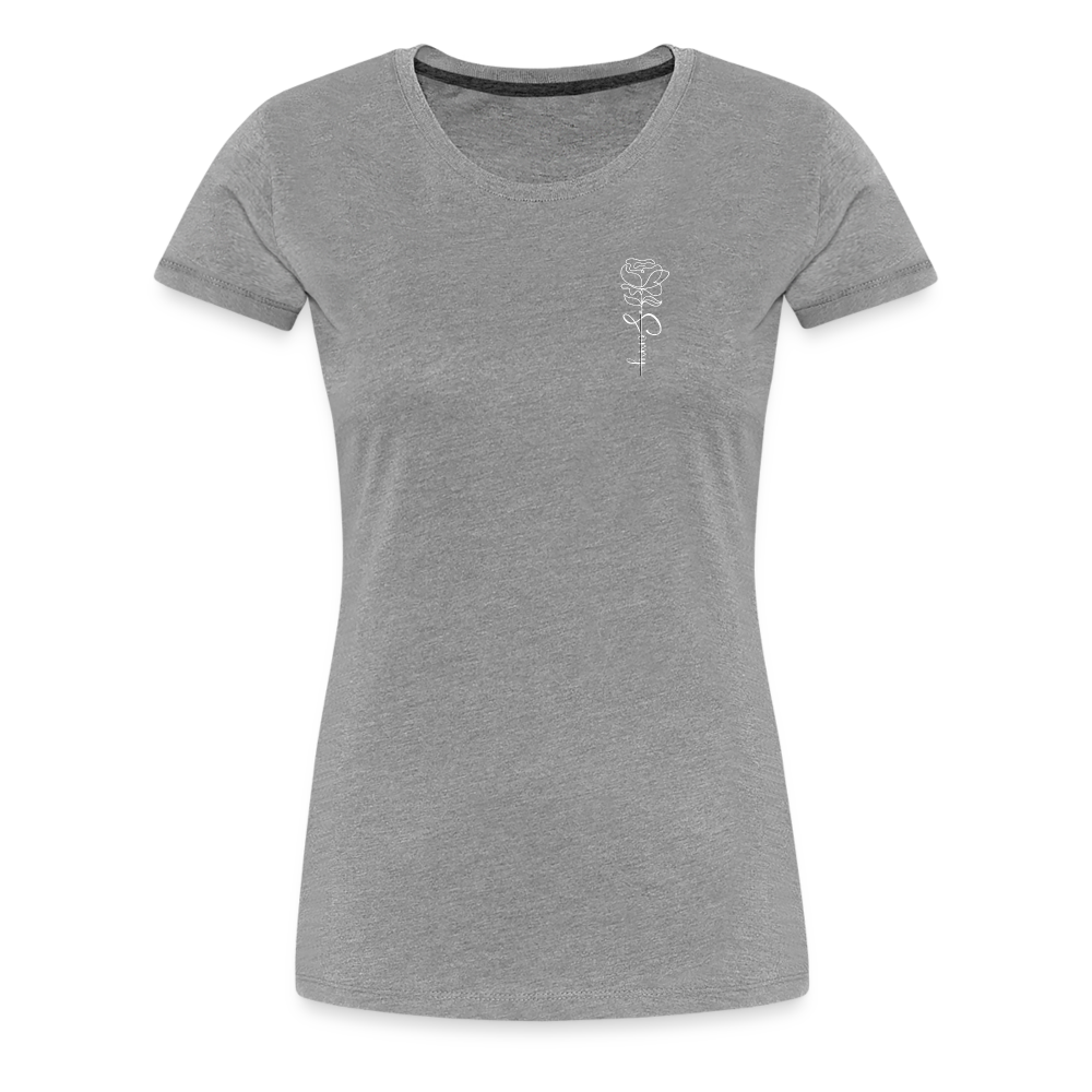 Women's demure Professional Scoop Tee - heather gray