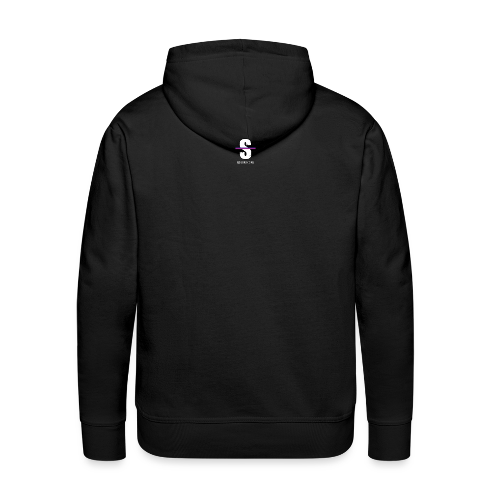 Men's BOLD Draw String Hoodie - black