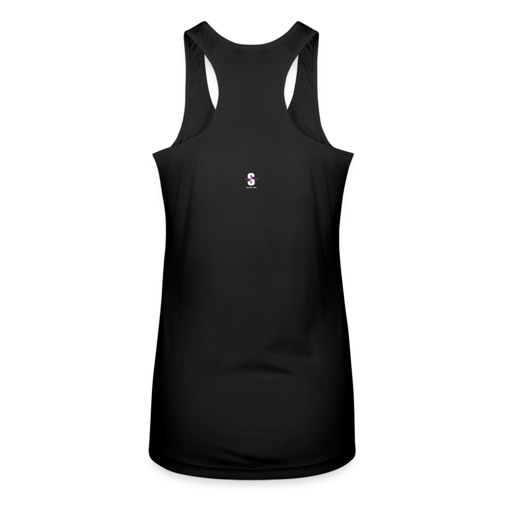 Women's BOLD Racerback Tank - black