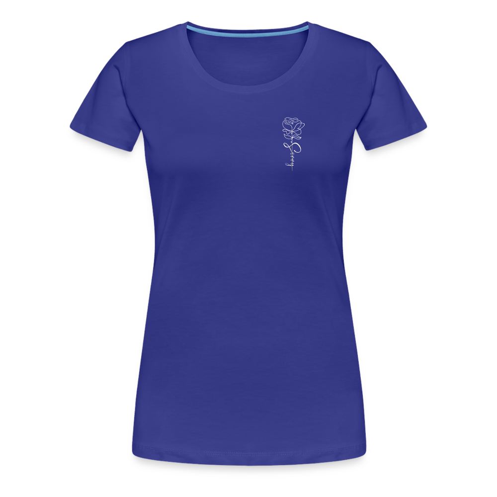 Women's demure Professional Scoop Tee - royal blue